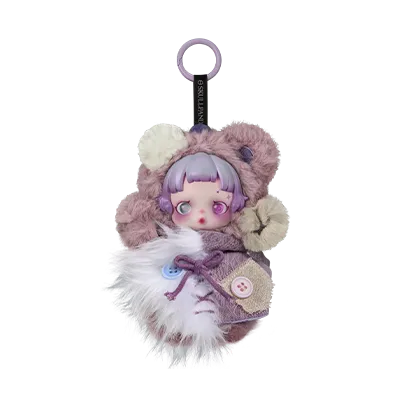 PrankyPeanut RattyBeat スカルパンダ POPMART POP NOW:SKULLPANDA You Found Me! Series Plush Doll Pendant