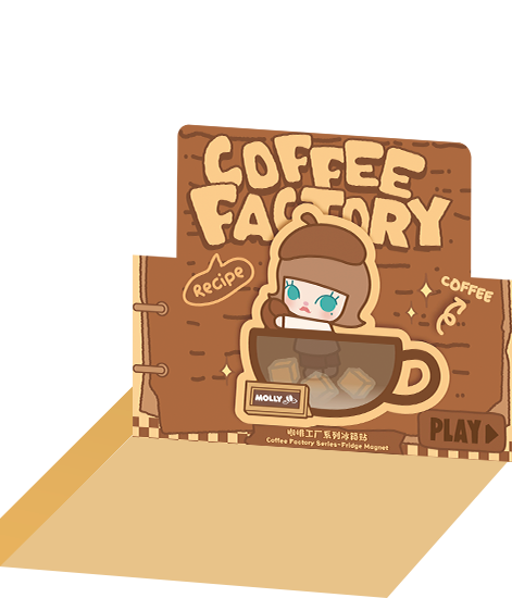 POP NOW:POP BEAN Coffee Factory Series-Fridge Magnet - POP MART