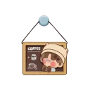 POP MART-POP BEAN Coffee Factory Series-Fridge Magnet - PINO JELLY Milk Coffee Lover