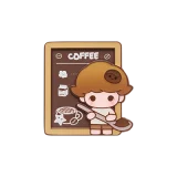 POP MART-POP BEAN – colección“Fábrica de Café” Imán de Refrigerador - DIMOO Café Molidito a Mano