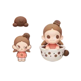 POP MART-POP BEAN – colección“Fábrica de Café” Colgante Decorativo - Zsiga