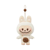 POP MART-POP BEAN – colección“Fábrica de Café” Colgante de Peluche - LABUBU Molino de Café