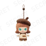 POP MART-POP BEAN – colección“Fábrica de Café” Colgante de Peluche - MOLLY Gerente de Tienda por un Día（Secreto）

