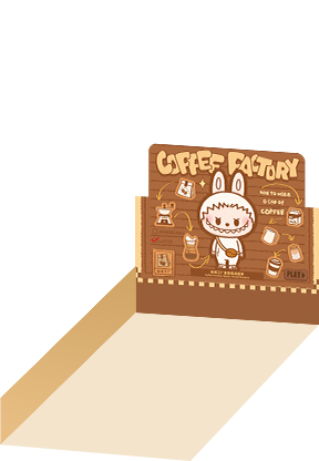 POP NOW:POP BEAN コーヒーファクトリーシリーズ ぬいぐるみペンダント
