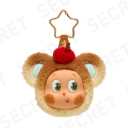POP MART-Twinkle Twinkle Savor the Moment Series-Earphone Case Blind Box - Pudding bear（Secret）