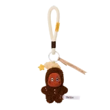 POP MART-Twinkle Twinkle – Colección “Momentos Deliciosos” Colgantes de Peluche Galletita - Café Amargo
