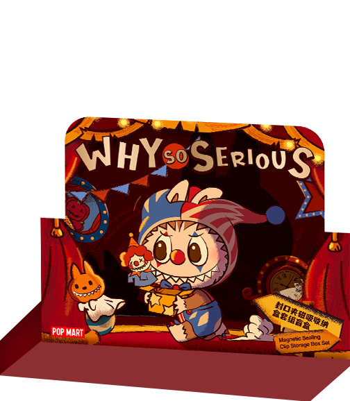 POP NOW:WHY SO SERIOUS Series - Magnetic Sealing Clip