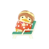 POP MART-The Grand DUCKOO Hotel Series Figures - SUNBED
