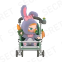 POP MART-MOLLY × Zootopia Co-branded Series Figures - Finnick in Stroller (Secret)