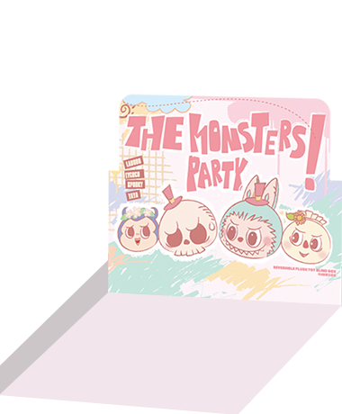 POP NOW:THE MONSTERS Party Series-Reversible Plush - POP MART