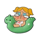 POP MART-CRYBABY Vacation Mode On Series-Fridge Magnet Blind Box - Glug-glug