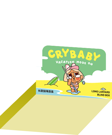 POP NOW:CRYBABY Vacation Mode On Series-Long Lanyard Blind Box