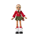 POP MART-Peach Riot - Colección"OOTD de Vacaciones de Invierno"Muñeco Articulado 1/8 - POPPY