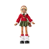POP MART-Peach Riot - Colección"OOTD de Vacaciones de Invierno"Muñeco Articulado 1/8 - POPPY