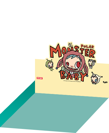 POP NOW:POLAR-Monster Baby Collection Series Plush Pendant Ver.1