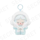 POP MART-POP BEAN Fluffy & Cozy Series-Plush Pendant Blind Box - SKULLPANDA Fuzzy Snowman (Secret)