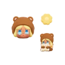 POP MART-POP BEAN Fluffy & Cozy Series-Decorative Charm Blind Box - CRYBABY Fuzzy Bear