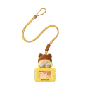 POP MART-POP BEAN Fluffy & Cozy Series-Card Holder Pendant Blind Box - CRYBABY Fuzzy Bear