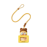 POP MART-POP BEAN – Colección"Suave y Acogedor"Portatarjetas en Cajas Misteriosas - CRYBABY Oso Peludo