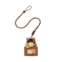 POP MART-POP BEAN Fluffy & Cozy Series-Card Holder Pendant Blind Box - SKULLPANDA Snug Scarf