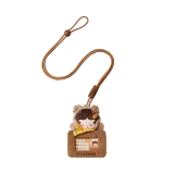 POP MART-POP BEAN – Colección"Suave y Acogedor"Portatarjetas en Cajas Misteriosas - SKULLPANDA Bufanda Apretada