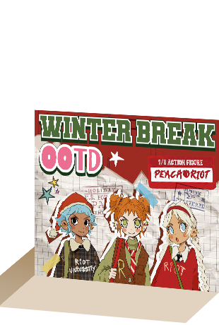 Peach Riot Winter Break OOTD Series 1/8 Action Figure|POP MART US