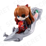 POP MART-Evangelion - Colección Pilotos Figuras - ASUKA (versión Q) (Secreo)