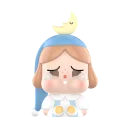 POP MART-CRYBABY CRYING TO THE MOON-SITTING SERIES FIGURES - The Moon Catcher-Mini