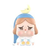 POP MART-CRYBABY Colección"LLORANDO A LA LUNA-SENTANDO"Figuras en Cajas Misteriosas - EL CAZADOR DE LA LUNA MINI