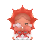 POP MART-CRYBABY Colección"LLORANDO A LA LUNA-SENTANDO"Figuras en Cajas Misteriosas - EL SOLEADO DORMILÓN MINI