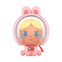 POP MART-CRYBABY CRYING TO THE MOON-SITTING SERIES FIGURES - The Rabbit on the Moon-Mini