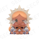 POP MART-CRYBABY CRYING TO THE MOON-SITTING SERIES FIGURES - The Wishing Star-Mini (Secret)