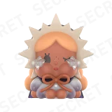 POP MART-CRYBABY Colección"LLORANDO A LA LUNA-SENTANDO"Figuras en Cajas Misteriosas - LA ESTRELLA FUGAZ MINI (Secreto)
