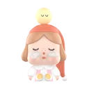 POP MART-CRYBABY CRYING TO THE MOON-SITTING SERIES FIGURES - The Moon Lover-Mini