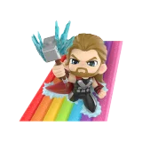 POP MART-Marvel Across the Infinite Series Figures - Thor Crossing the Rainbow Bridge