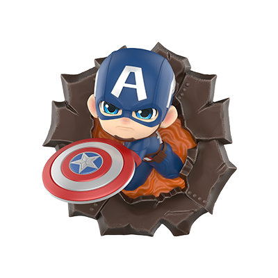 Captain America Storming the Battlefield