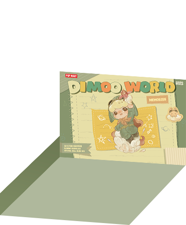 POP NOW:DIMOO Memories We Hold Series-Glowing Hourglass Crystal