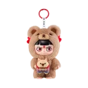 POP MART-NeZha 2 Dress Up Party Series Vinyl Plush Doll Pendant - Nezha's Brown Bear Edition