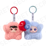 POP MART-NeZha 2 - Colección"Fiesta de Disfraces"Colgantes de VINIPOPS en Cajas Misteriosas - Muñeca de Almidón de Raíz de Loto（Secreto）