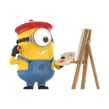 POP MART-Minions Bello World Series Figures - Parisian Artist Stuart