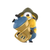 POP MART-Minions Bello World Series Figures - Oktoberfest Stuart