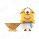 POP MART-Minions Bello World Series Figures - Egypt Carl（Secret）
