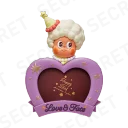 POP MART-Twinkle Twinkle Crush On You Series-Photo Frame Fridge Magnet Blind Box - Grow Grey Together（Secret）