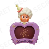 POP MART-Twinkle Twinkle Crush On You Series-Photo Frame Fridge Magnet Blind Box - Grow Grey Together（Secret）