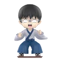POP MART-Gintama Welcome To Yorozuya Series Figures - Shimura Shinpachi