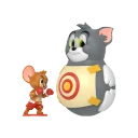 POP MART-Tom and Jerry: Funfair Series Figures - Jerry's Tom Roly-Poly Toy
