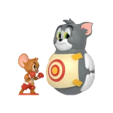 POP MART-Tom and Jerry: Funfair Series Figures - Jerry's Tom Roly-Poly Toy