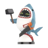 POP MART-Zenless Zone Zero Bangboo Party Series Figures - Sharkboo