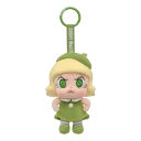 POP MART-Angry Molly - Colección"Explosión Emocional"Colgante de Peluche - Fuego Verde