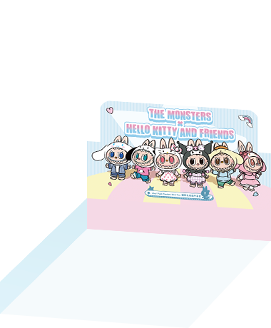 POP NOW:THE MONSTERS × Sanrio Characters ぬいぐるみペンダント